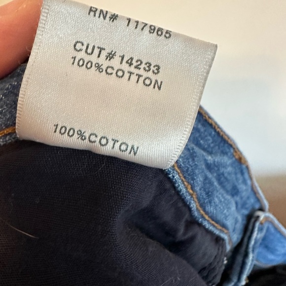 J Brand Johnny Cutoff Frayed Hem Distressed Denim Shorts Size 28 Boho‎ Raw Hem - Picture 3 of 6